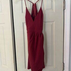 WINDSOR | Maroon Mini Dress Size small
